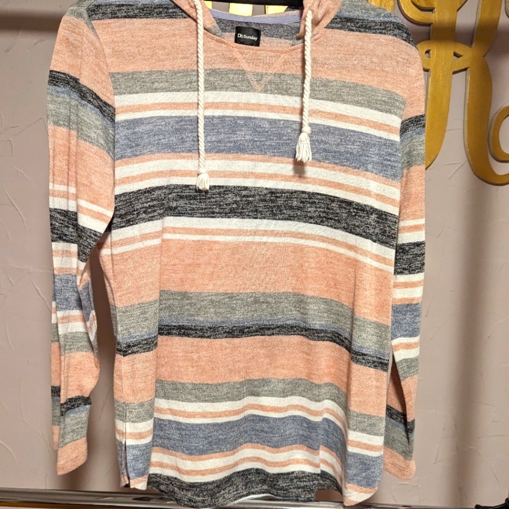 Db Sunday striped hoodie top